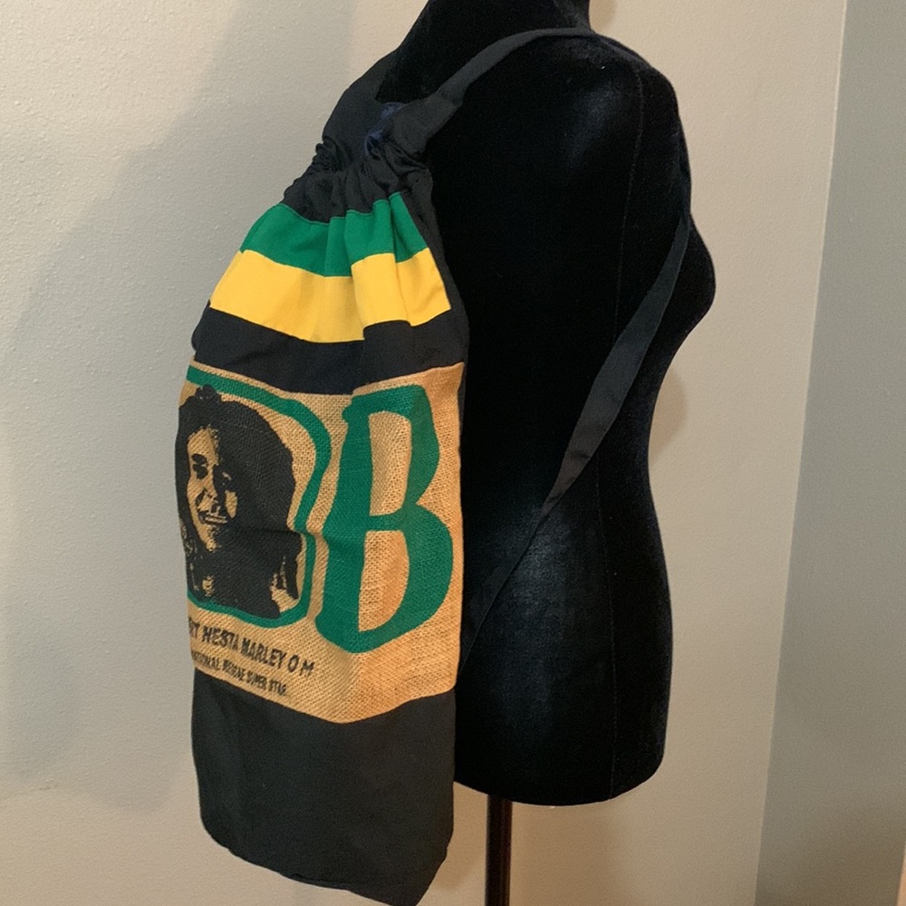 Bob Marley Backpack Lightweight Drawstring Top Ne… - image 3